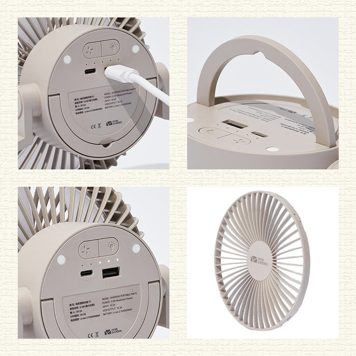PREORDER!!! Kipas Lampu Elektrik Mobi Garden NX22669001 Rechargeable Lightning Fan
