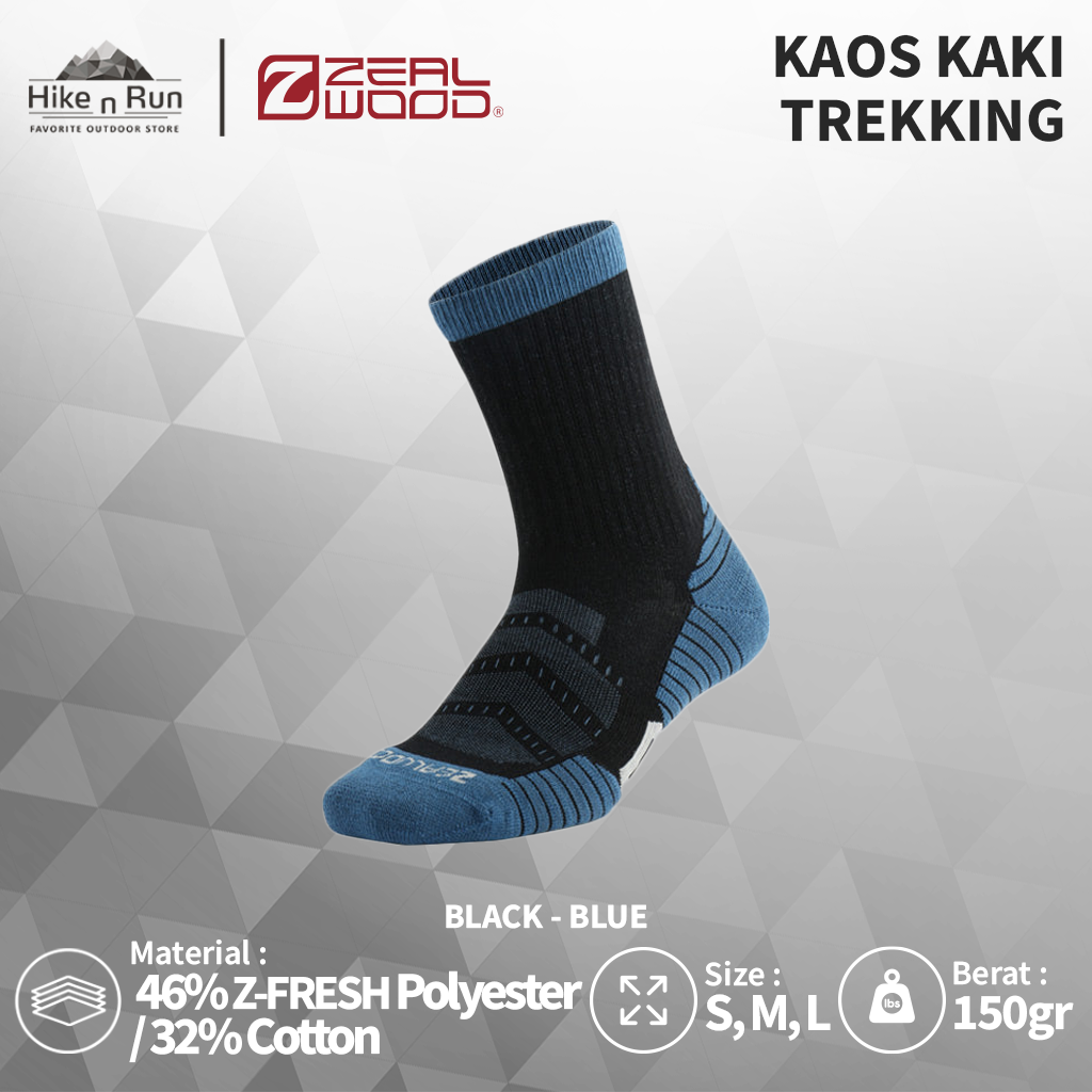Zealwood Trek-MD Trekking Socks Middle Dual