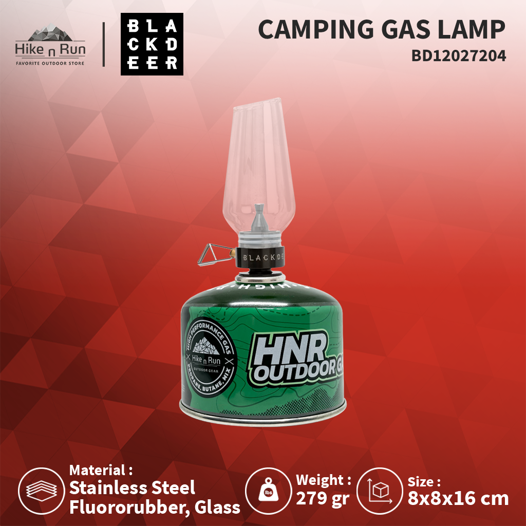 Lampu Gas Blackdeer BD12027204 // BD12027205 Camping Gas Lamp