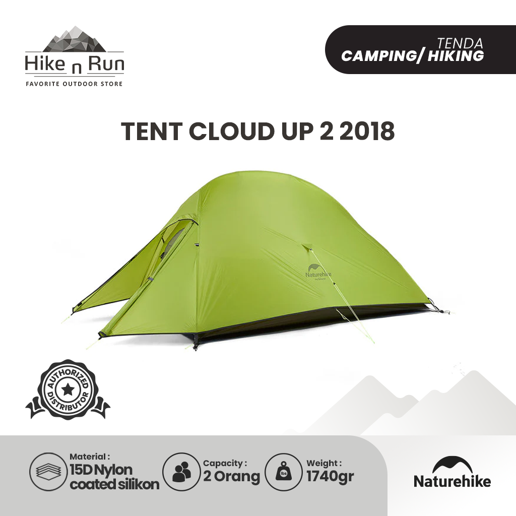 Tenda Naturehike Tent Cloud UP 2 2018 NH17T001-T 20D