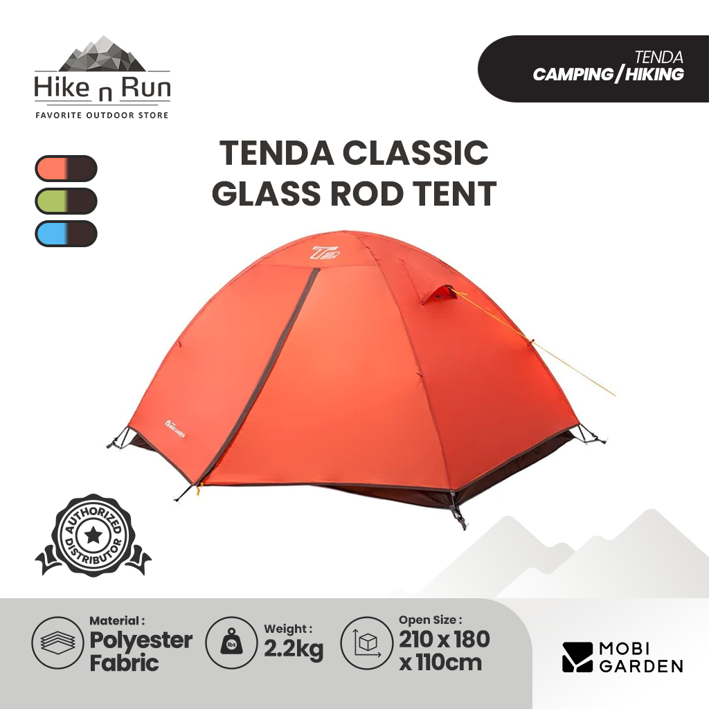 Tenda Classic Mobi Garden Glass Rod Tent 2P MZ117026