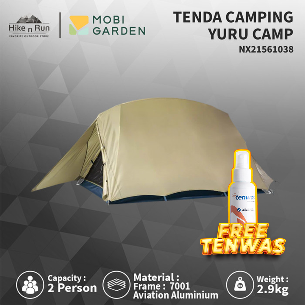 PREORDER!!! Tenda Camping Mobi Garden NX21561038 2P Yuru Camp Edition Tent