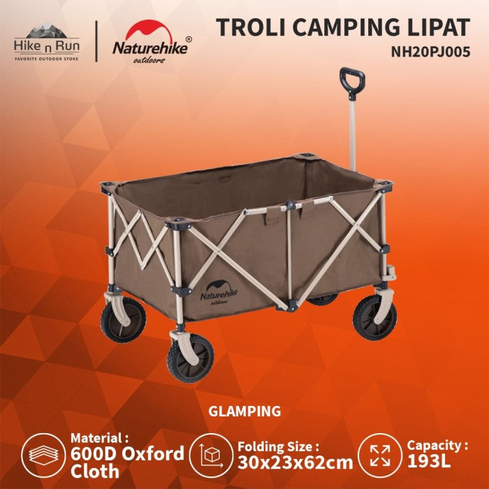 DISCONTINUED!!! Troli Lipat Naturehike NH20PJ005 Folding Camping Trolley