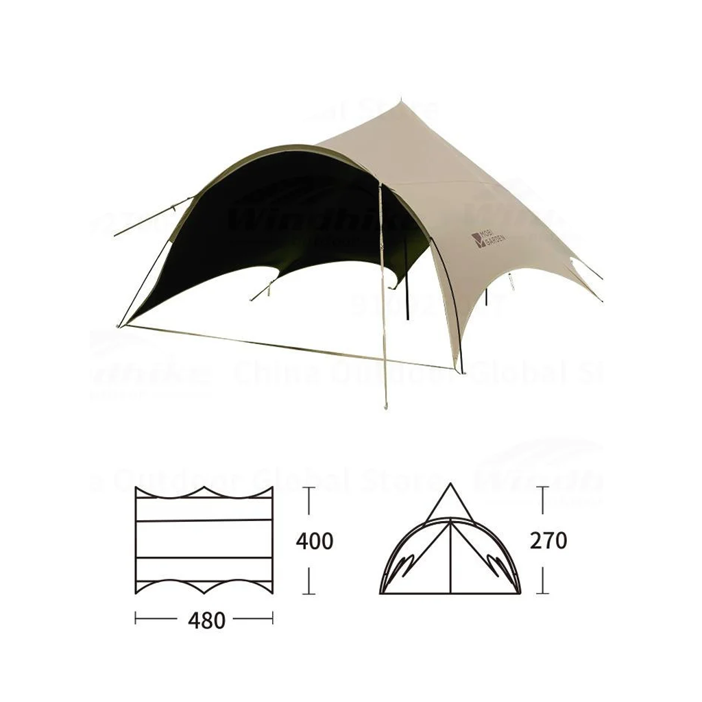 PREORDER!!! Tenda Kanopi Besar 10 Orang MOBI GARDEN NX23680011 Gt A270 Camping Canopy Tarp