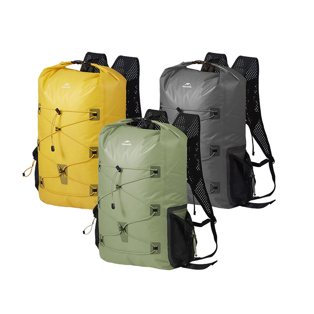 Dry Bag Ringan NATUREHIKE CNH22BB003 25L Backpack Carrier Hiking