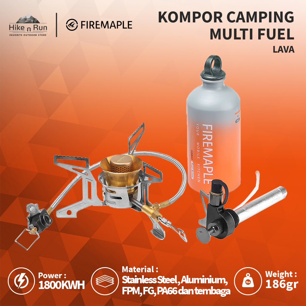 Kompor Camping Firemaple Lava Camping Stove Multi Fuel