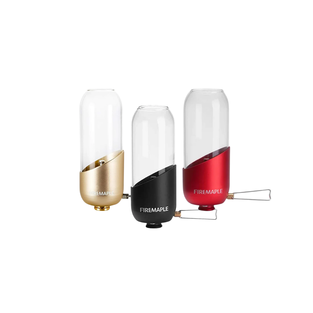 Lanterna A Gas Firemaple – Colore Arancione – Compatta Per Campeggio – Nuova