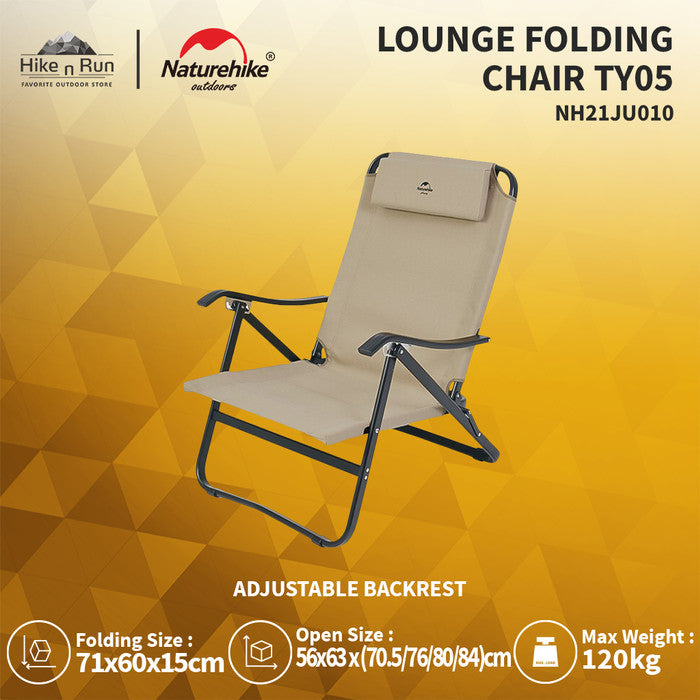 PREORDER!!! Kursi Lipat Naturehike TY05 NH21JU010 Camping Folding Lounge Chair