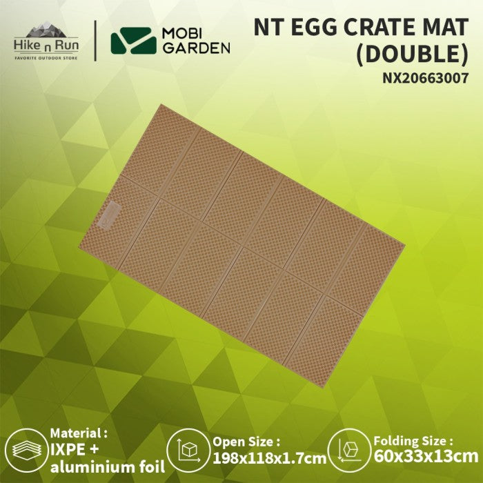 Matras Lipat Double Mobi Garden NX20663007 Egg Crate NT Camping Mat