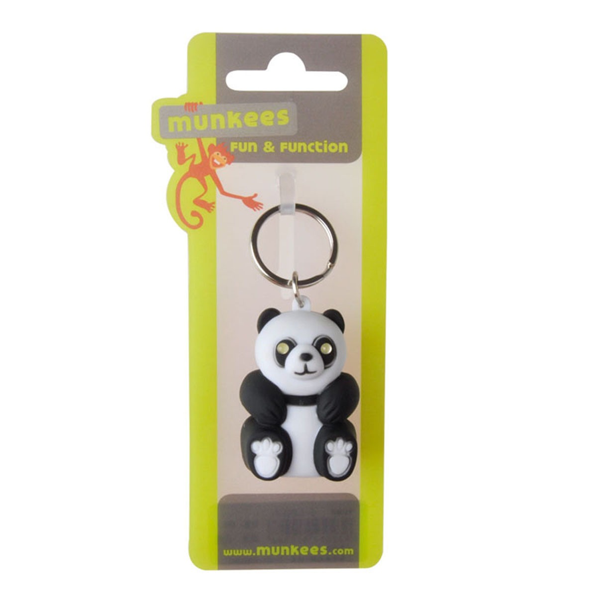 Gantungan Kunci Panda Munkees LED Light & Sound 1103