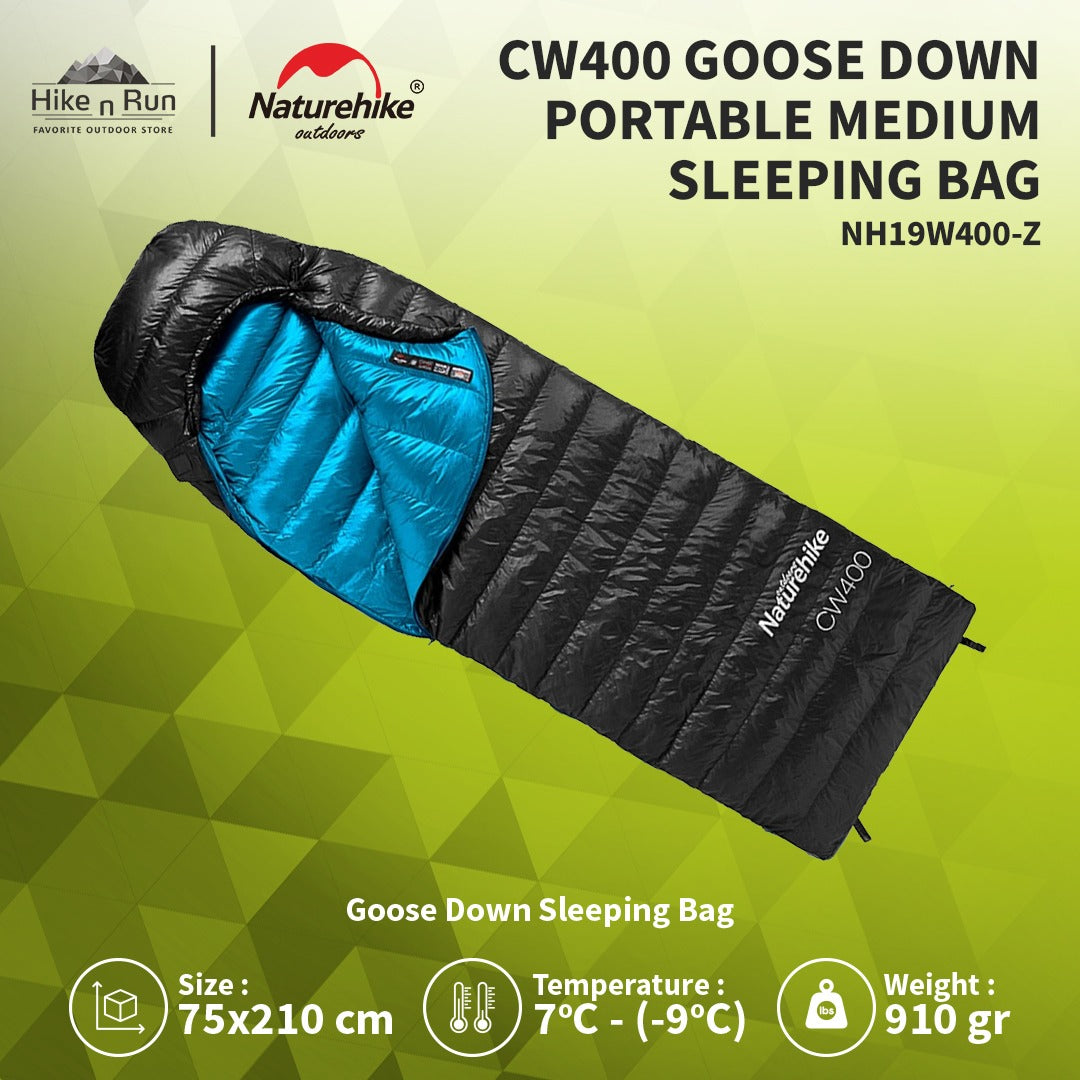 Sleeping Bag Naturehike CWZ400 NH19W400-Z Goose Down Single SB