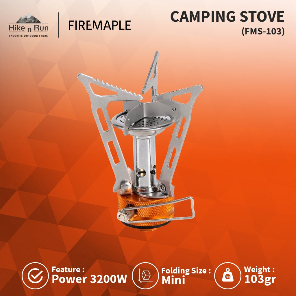 Kompor Lipat Firemaple FMS-103 Windboard Camping Stove – Hike n Run
