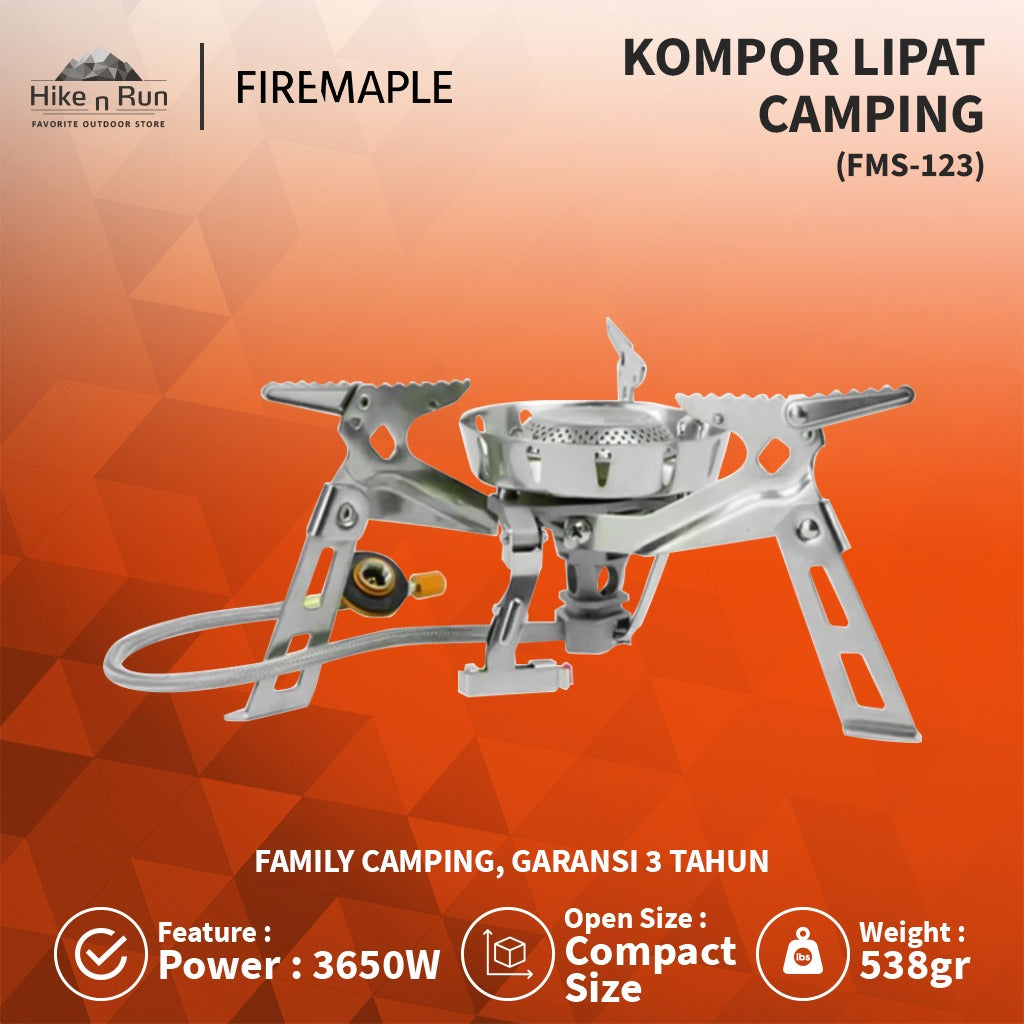Kompor Camping Lipat Firemaple FMS-123 Wind Proof Stove