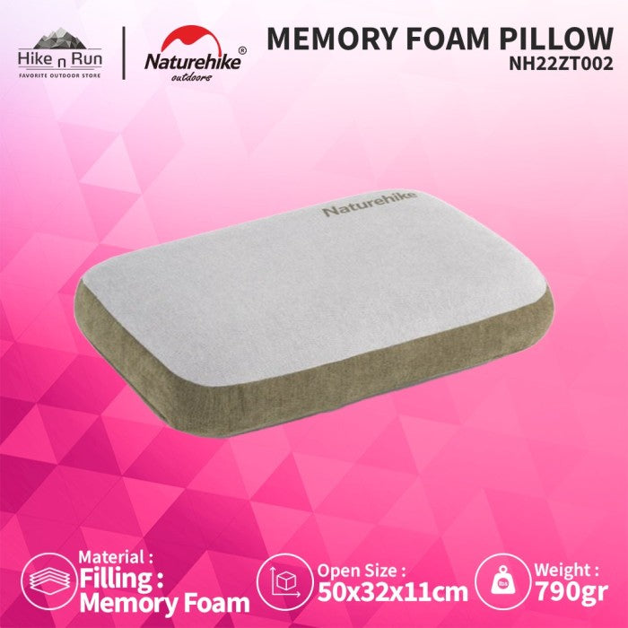 Bantal Camping Serbaguna Naturehike NH22ZT002 Memory Foam Pillow