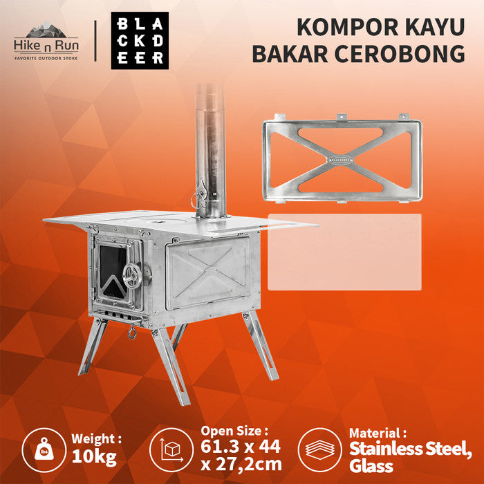 Blackdeer Kompor Kayu Bakar BD1221630