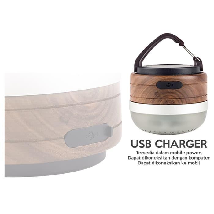 Sunrei CC Music Lampu Camping & Speaker