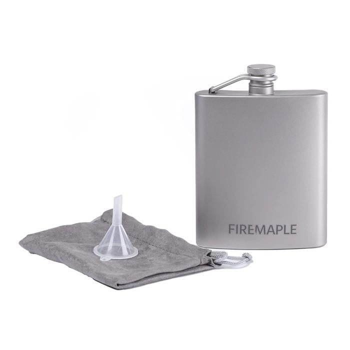 Firemaple Bacchus Botol Whiskey Titanium Hip Flask Ultralight Premium