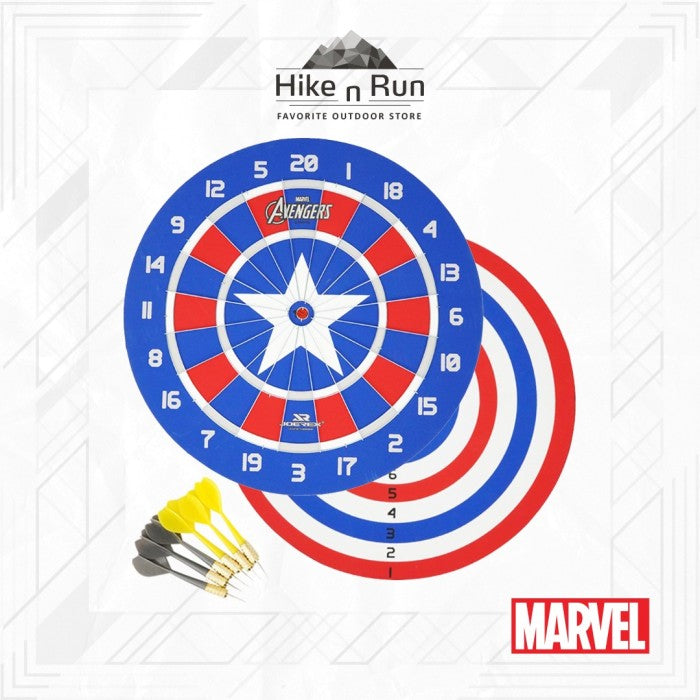 Dart Game Marvel JMBB19027-T Dartboard Captain America 18 Inch