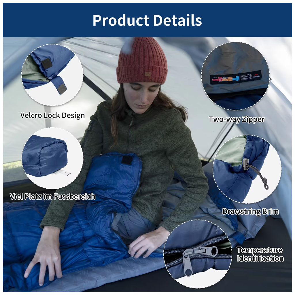 Naturehike Sleeping Bag Cotton Mummy CNK2300SD014