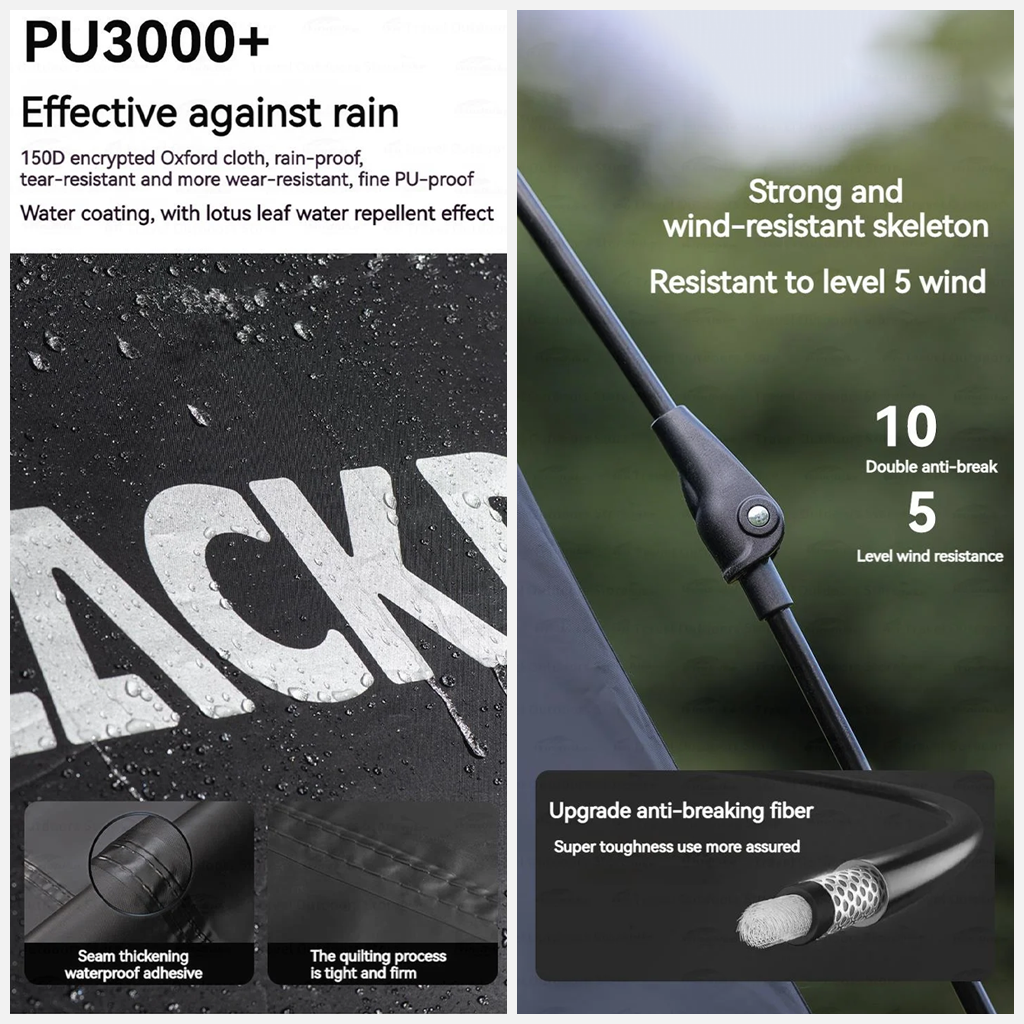 Tenda Camping Black Dog