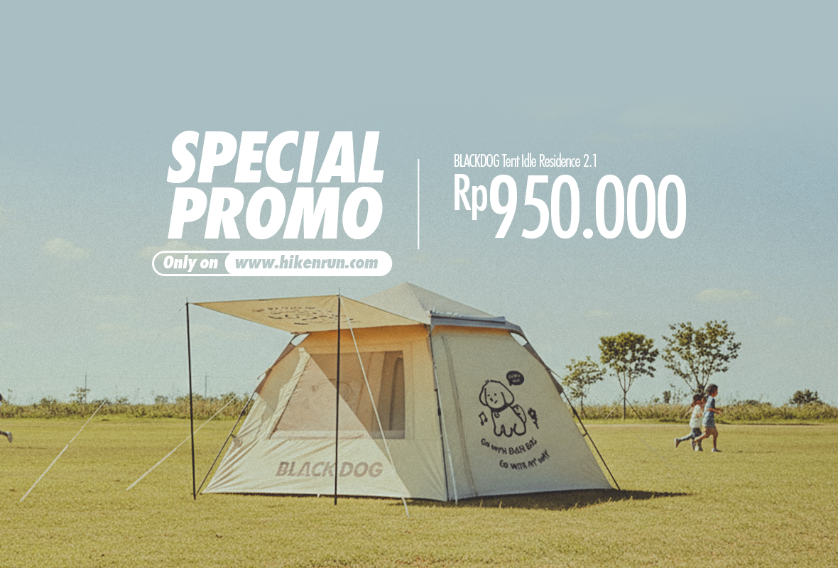 Tenda Camping Black Dog hikenrun
