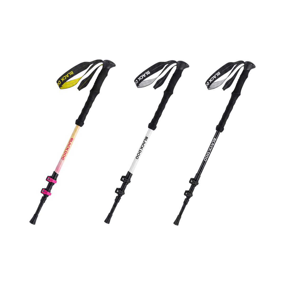 Blackdog QB01 Telescopic Trekking Pole Alluminium Alloy 3 Nodes Ultralight CBD2550DS010 Qishan