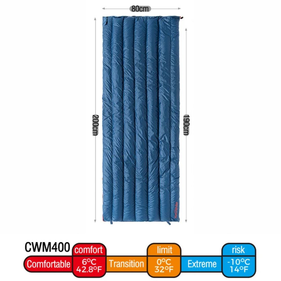 Naturehike Kantong TIdur Envelope CW280 CW295 CNK2300SD013 Sleeping Bag Duck Down CWM400 NH18Y011-R Ultralight