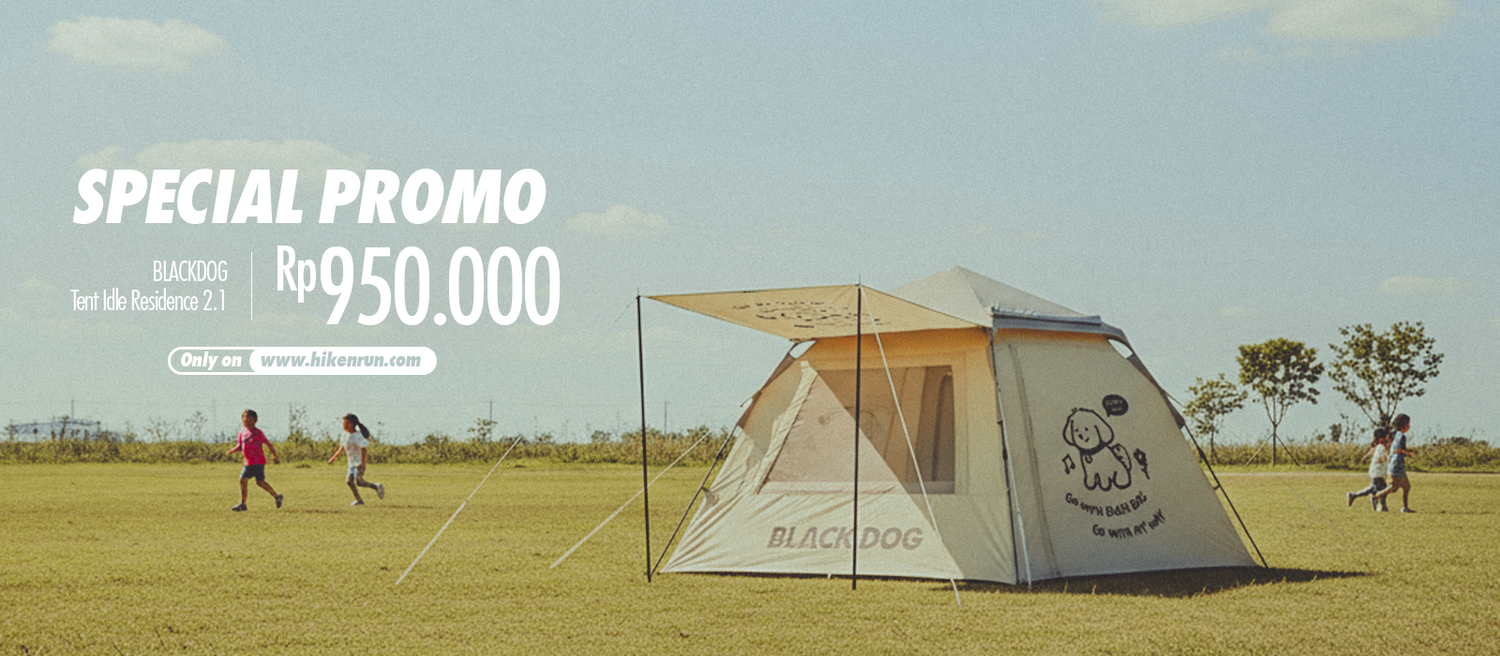 Tenda Camping Black Dog hikenrun