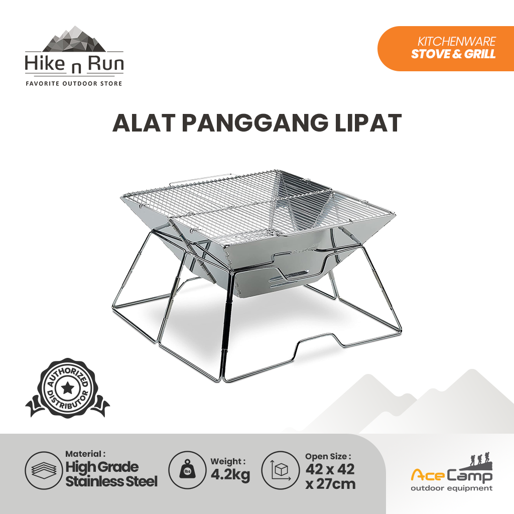 Acecamp Alat Panggang Lipat 1600-1601