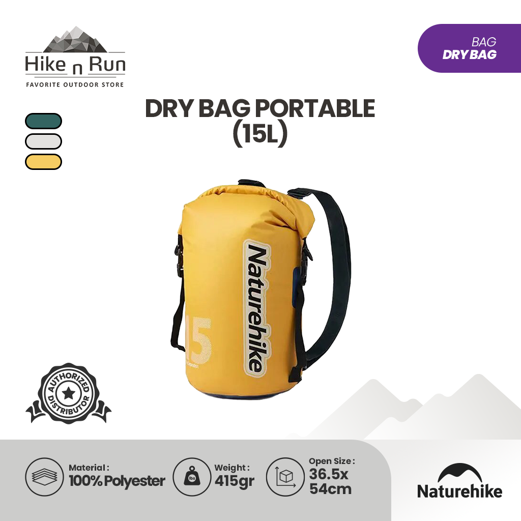 Naturehike Dry Bag Portable CNK2300BS017 Waterproof Tas Serbaguna