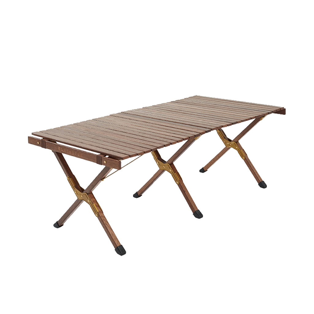 MEJA LIPAT BLACKDEER BD12022101 PORTABLE WOOD ROLL TABLE