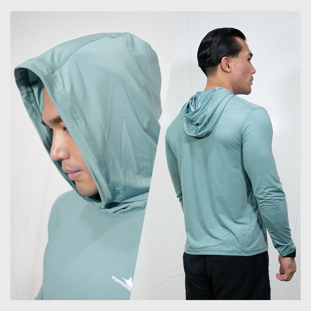 Mantasport MPS Long Sleeve Hoodie Shirt Kaos Lengan Panjang Hoodie Kayaking Running Hiking Fishing Camping