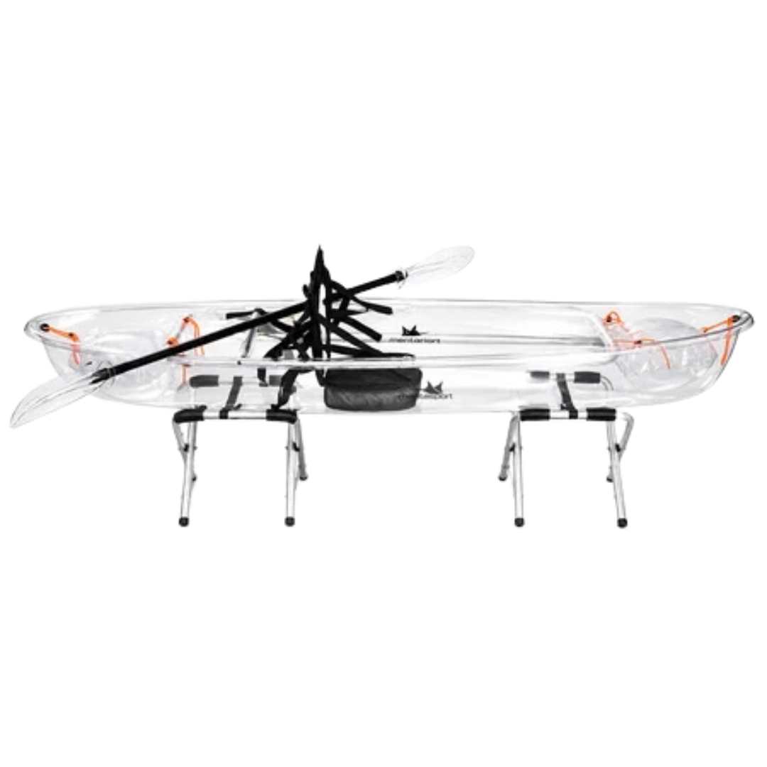 Kayak Mantasport Nemo Transparan 2 Orang Perahu Air Transparent Wisata Free Dayung