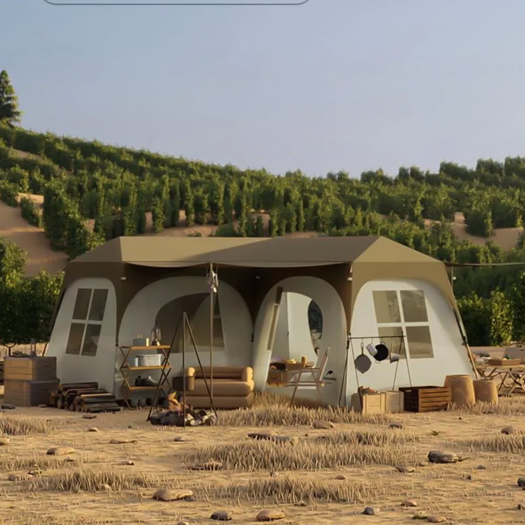 Tenda Glamping Otomatis Naturehike CNH23ZP12004 Village Suite 10-12P