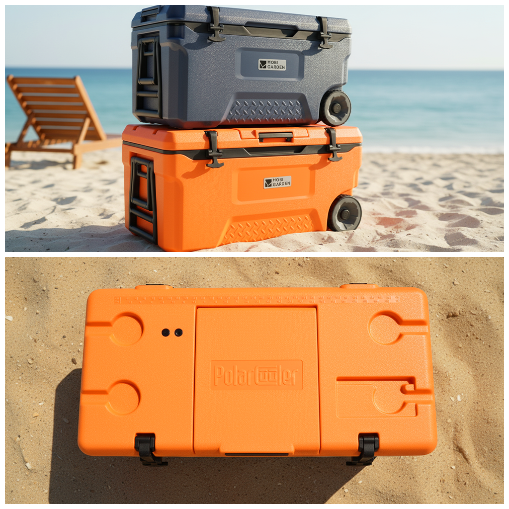 Mobi Garden Kotak Pendingin Premium 50L 75L NX24684008 NX24684009 Glacier Cooler Box Outdoor