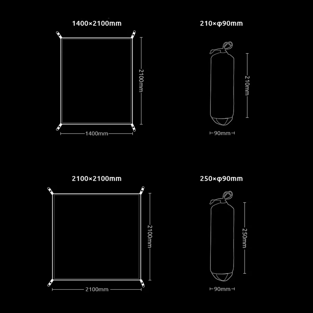 Blackdeer Alas Tenda Waterproof - BD11611803 // BD11611804