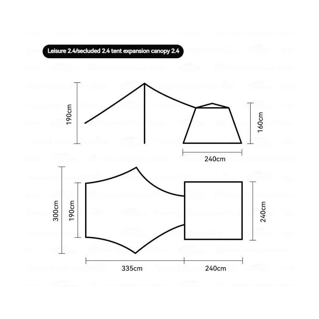 Tenda Camping Black Dog