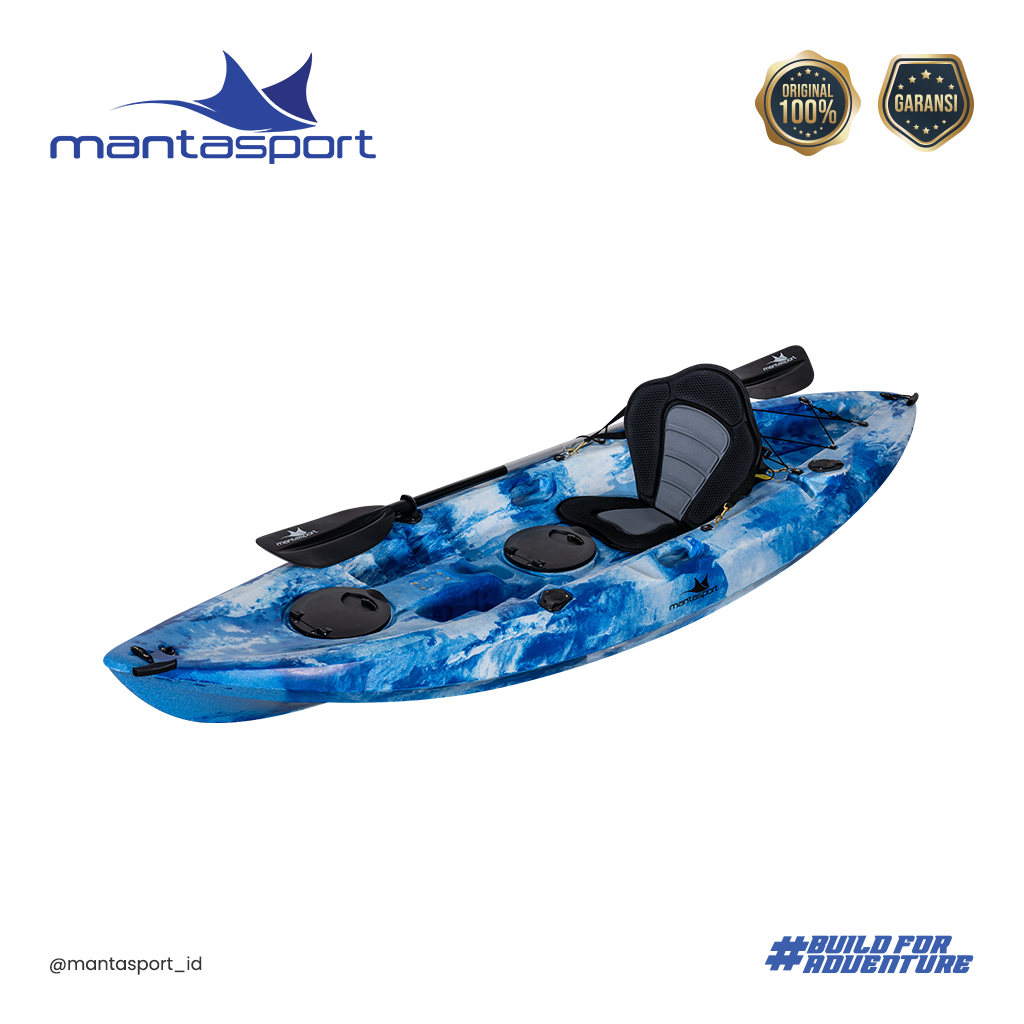 Kayak Mantasport Dory 1 Orang Perahu Wisata Air Free Dayung