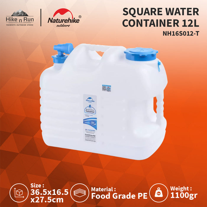 Galon Air Naturehike NH16S012-T 12L 18L 24L Square Water Container