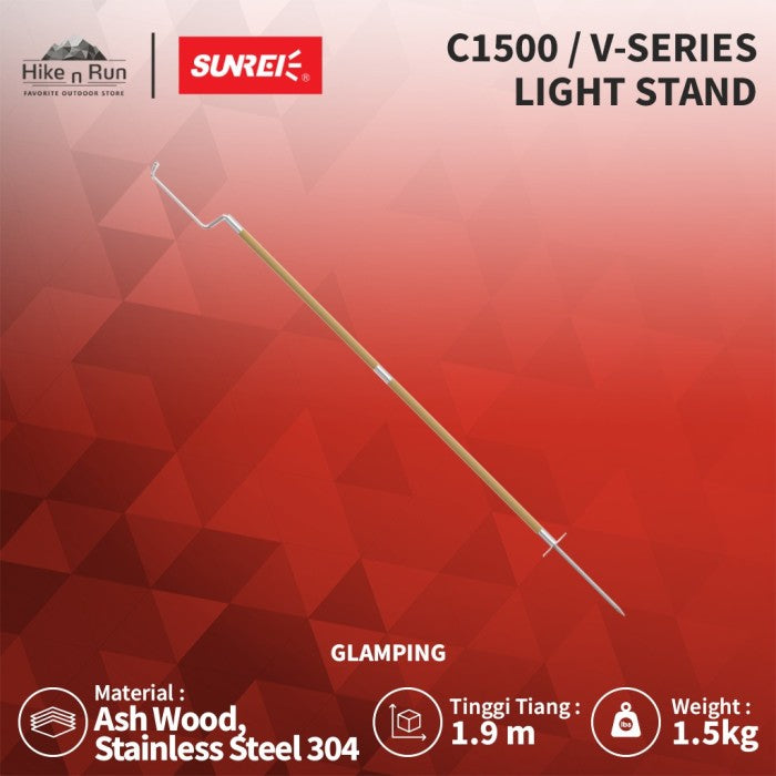 Tiang Lampu Sunrei Starfield C1500 V Series Light Stand