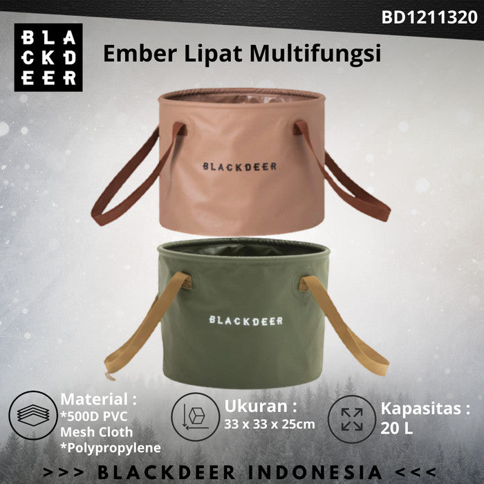 Blackdeer Ember Lipat Mutifunction Round Folding Bucket 20L BD1211320