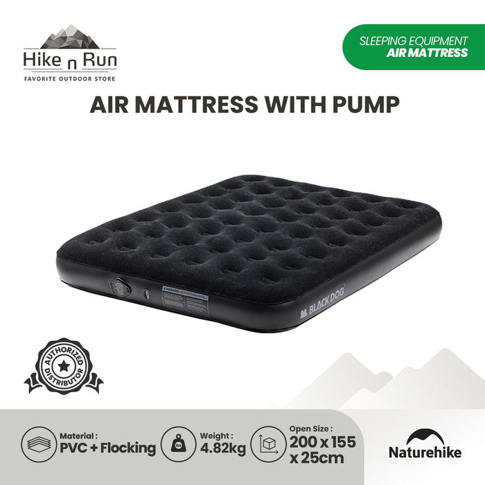 Kasur Angin Blackdog CBD2450WS027 Camping Air Mattress With Pump