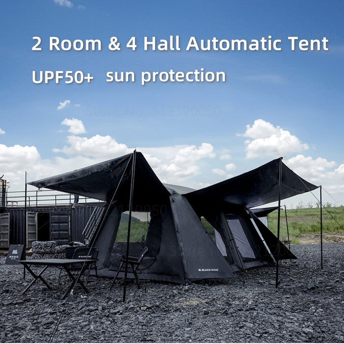 Tenda Otomatis Blackdog CBD2300ZP012 2 Room & 4 Hall Automatic Tent