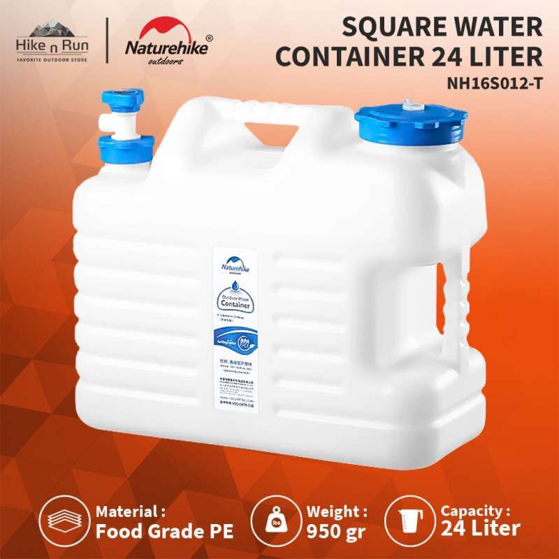 Galon Air Naturehike NH16S012-T 12L 18L 24L Square Water Container