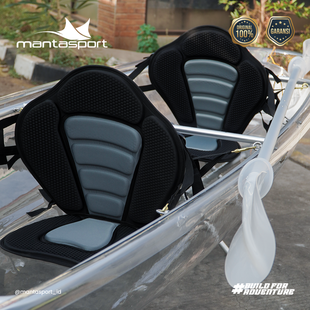 Kayak Mantasport Nemo Transparan 2 Orang Perahu Air Transparent Wisata Free Dayung