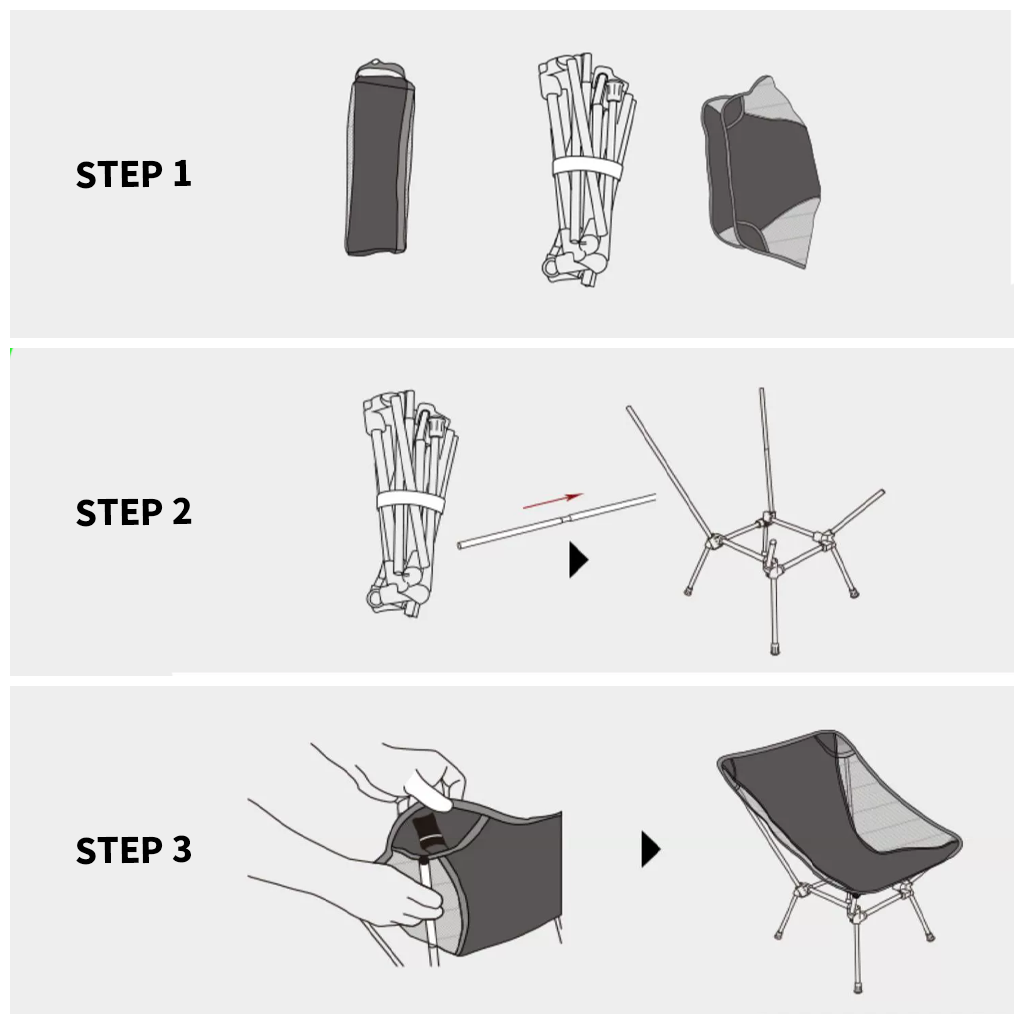 KURSI LIPAT CAMPING BLACKDEER BD12122121 YING ULTRALIGHT MOON CHAIR PORTABLE