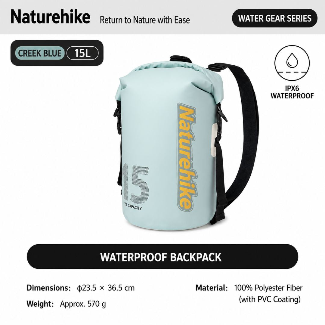 Naturehike Dry Bag Portable CNK2300BS017 Waterproof Tas Serbaguna