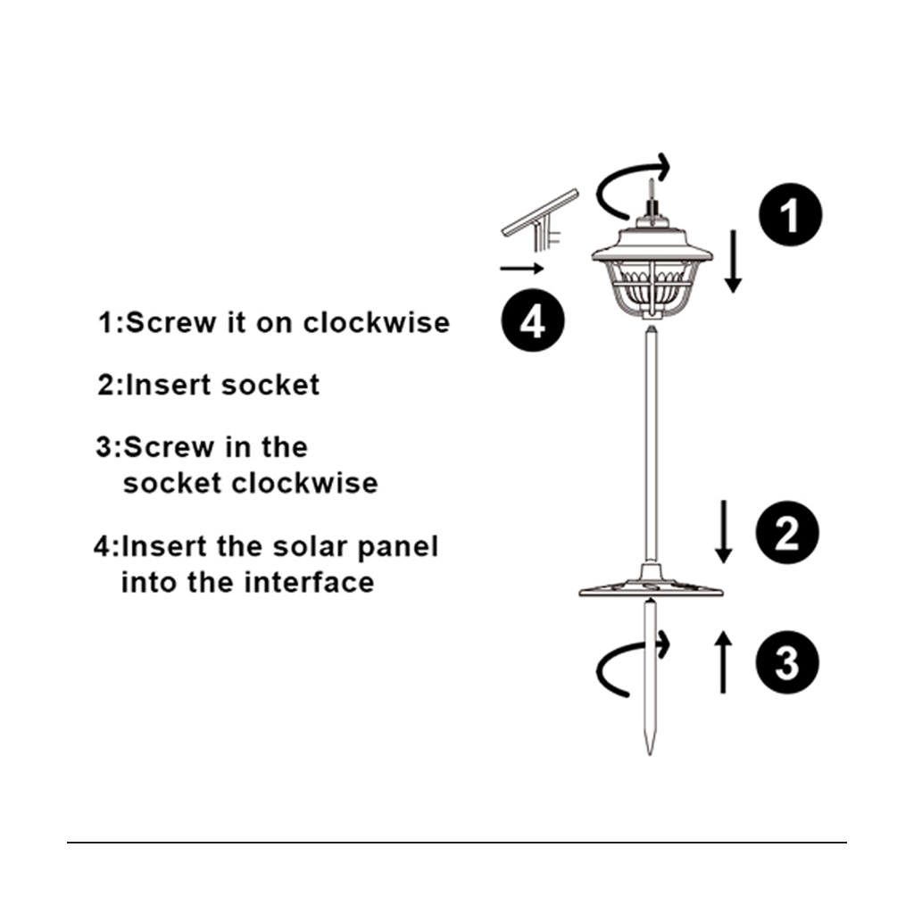 SUNREI SOLAR S10 LAMPU TAMAN TENAGA SURYA