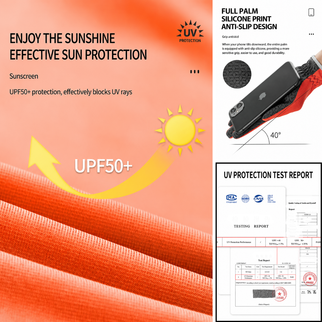 Sarung Tangan Outdoor Naturehike GL09-T NH21FS035 Anti UV Gloves
