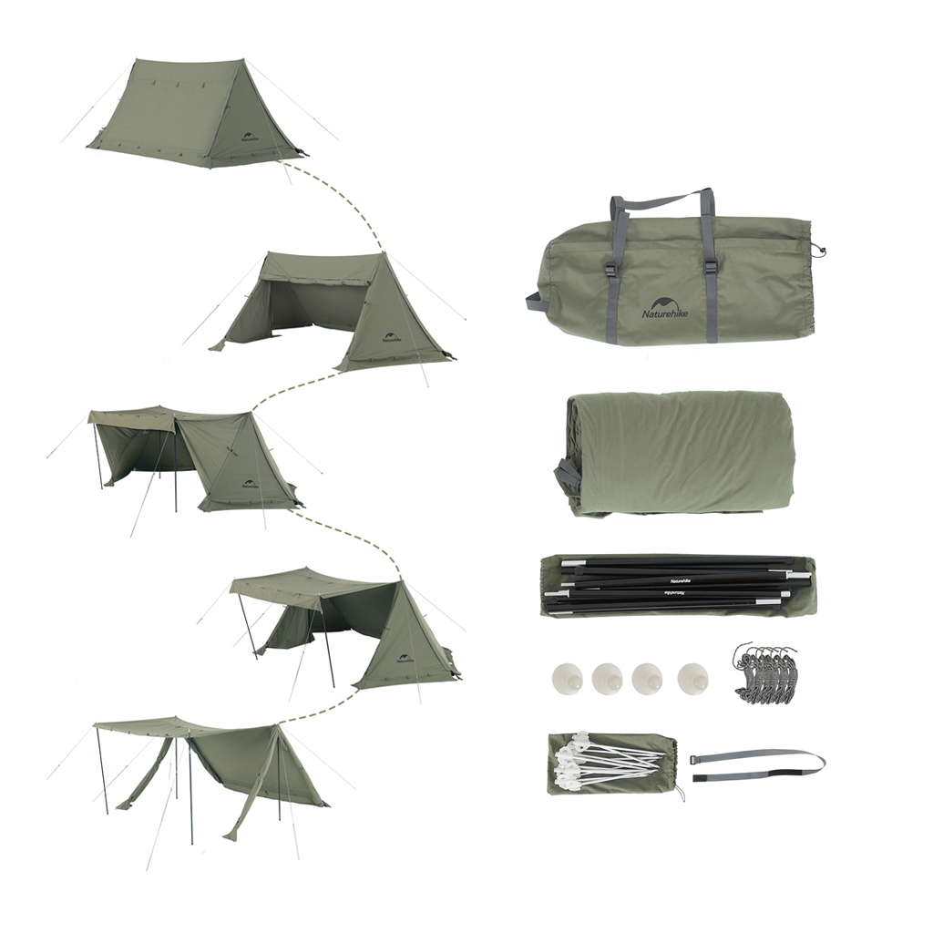 TENDA CAMPING NATUREHIKE NH21YW157 ARES CANOPY TENT (UPGRADE)